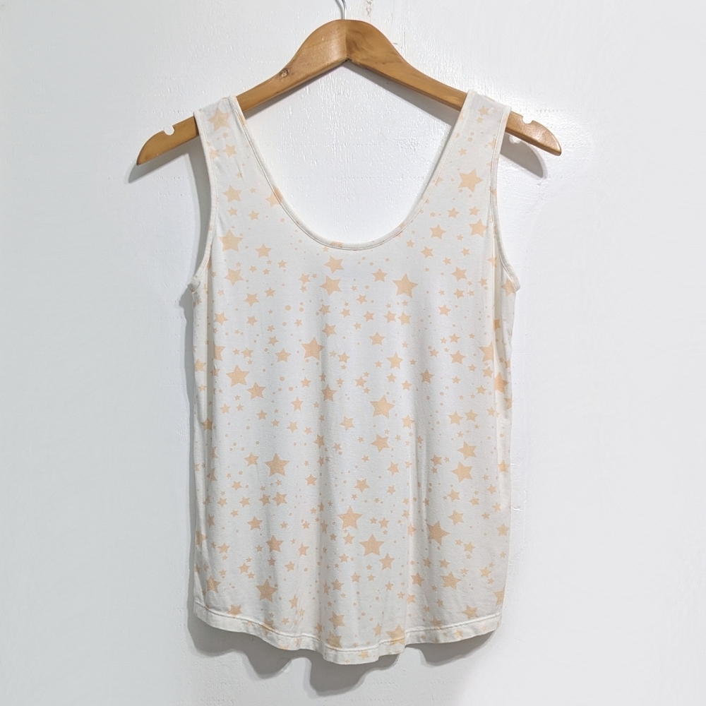 Ava Sky Fighting Eel Hawaii tank top stars starry dots pattern size xs